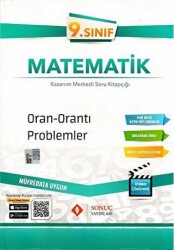 Sonuç Yayınları 9. Sınıf Matematik Oran Orantı Problemler Soru Bankası - Sonuç Yayınları