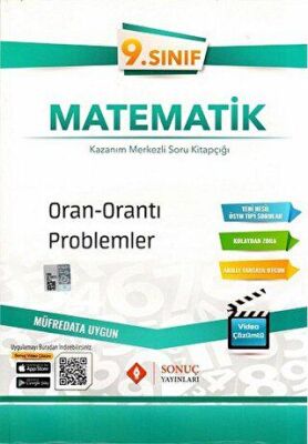 Sonuç Yayınları 9. Sınıf Matematik Oran Orantı Problemler Soru Bankası - 1