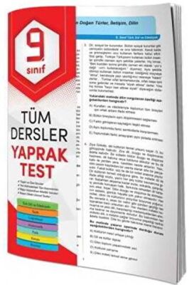 4 Element Yayınları 9. Sınıf Tüm Dersler Yaprak Test - 1