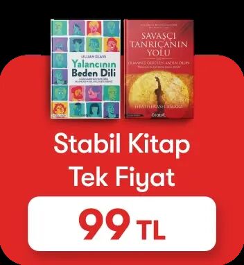 Stabil Kitap 99 TL Tek Fiyat Kampanyası
