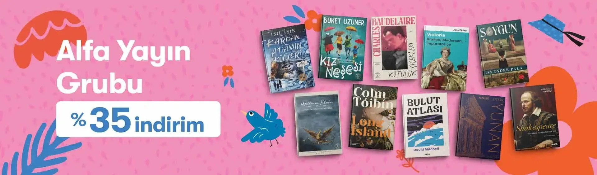 Bahar İndirimleri Alfa Yayın Grubu