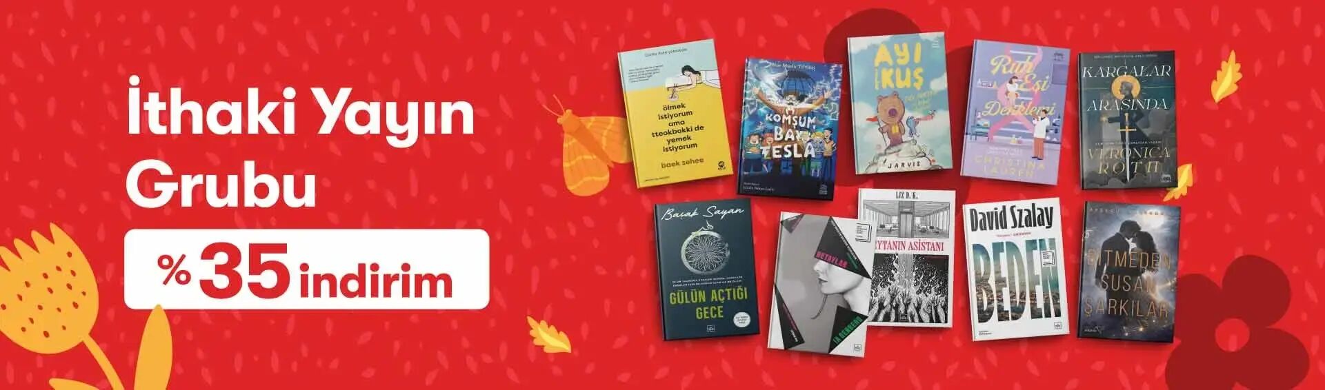 Bahar İndirimleri İthaki Yayın Grubu