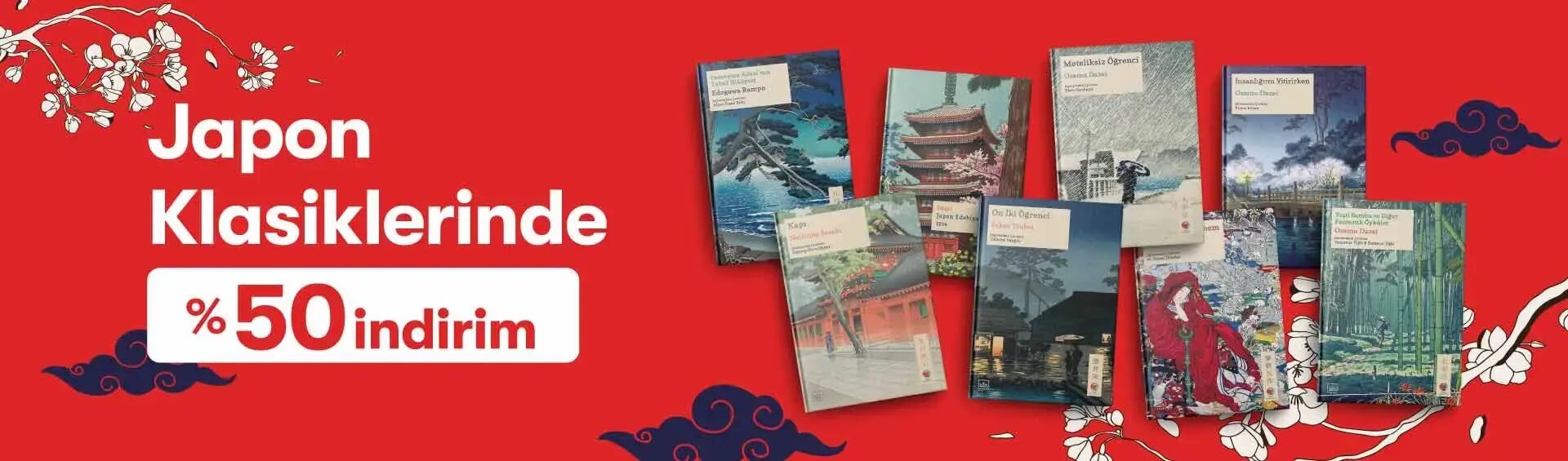 Bahar İndirimleri Japon Klasiklerinde %50 İndirim