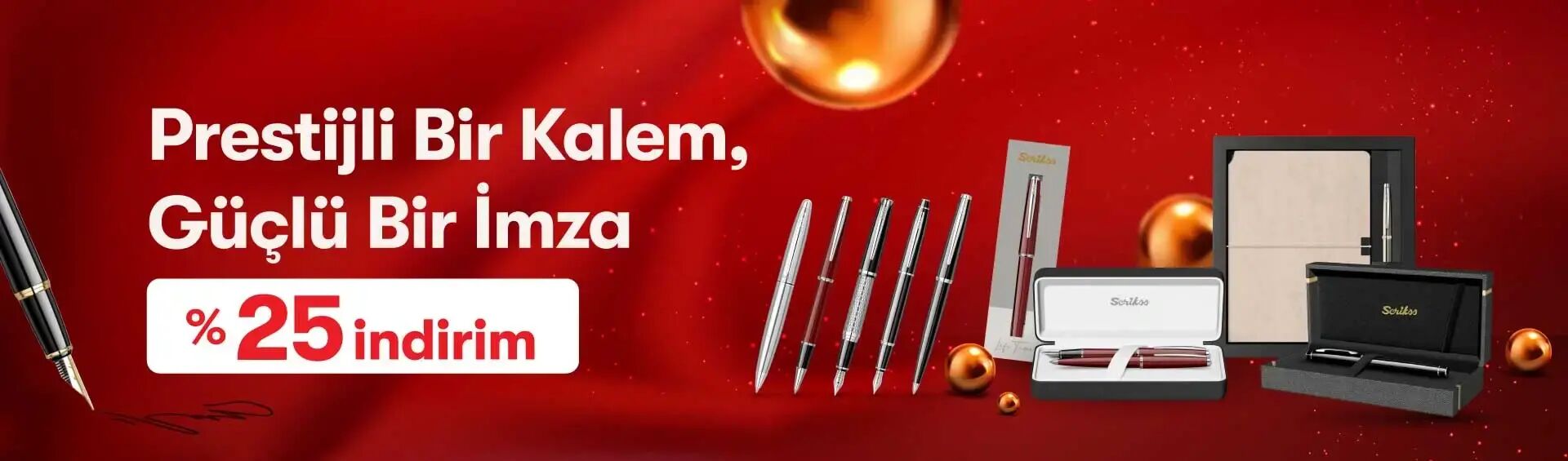 Bahar İndirimleri Scrikss Prestij Kalemlerde Net Yüzde 25 İndirim