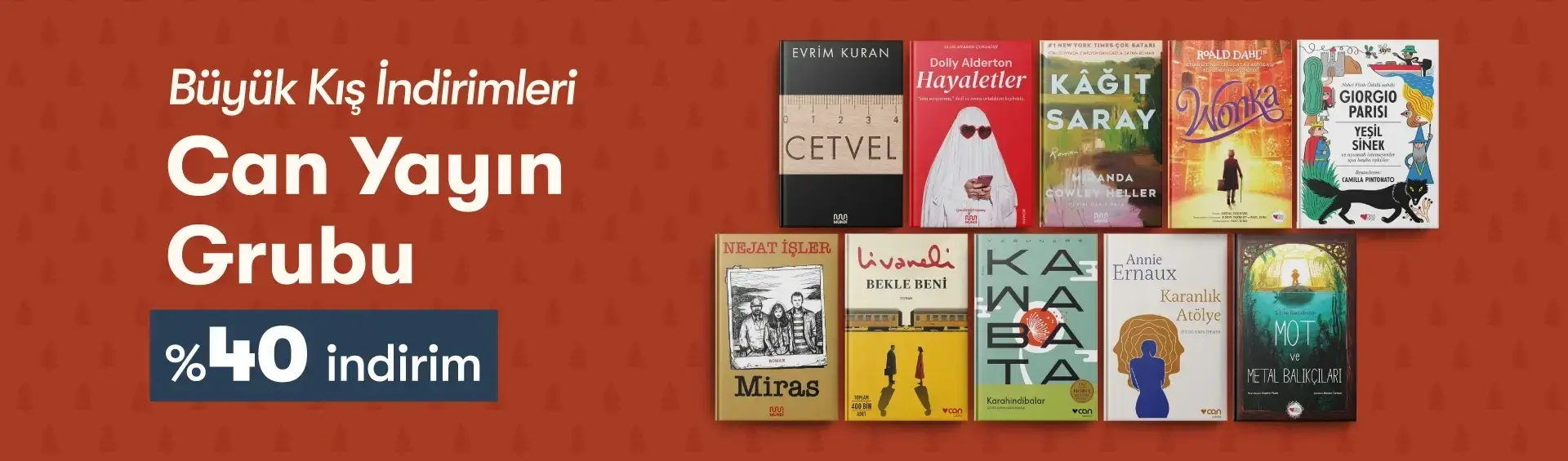 Büyük Kış İndirimleri Can Yayın Grubu