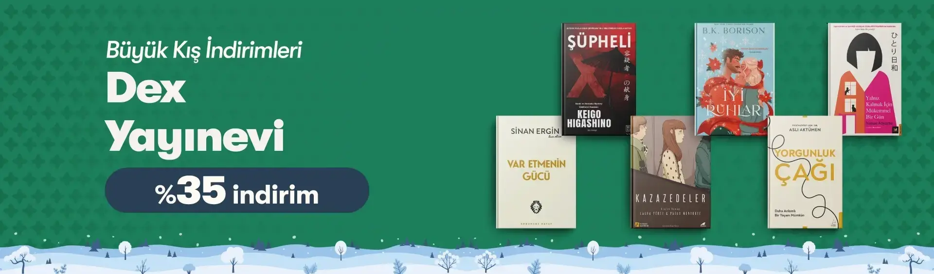 Büyük Kış İndirimleri Dex Yayınevi