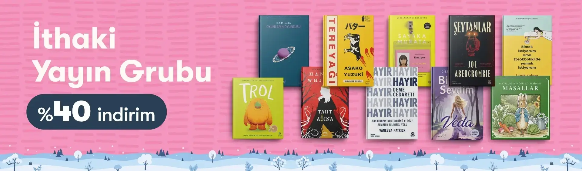 Büyük Kış İndirimleri İthaki Yayın Grubu