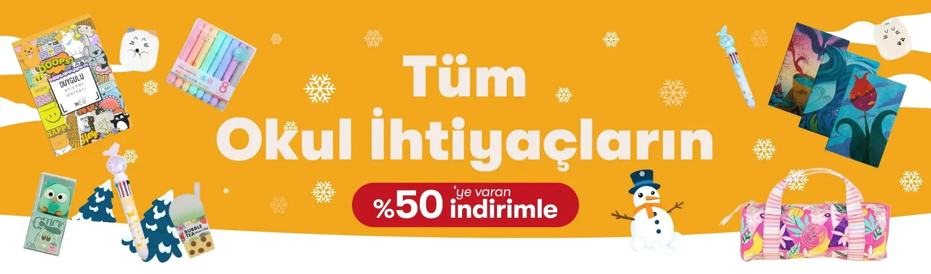 Tüm Okul İhtiyaçlarıın Burada