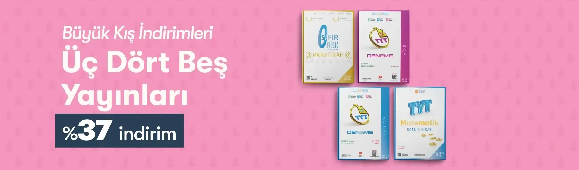 Büyük Kış İndirimleri Üç Dört Beş Yayınları