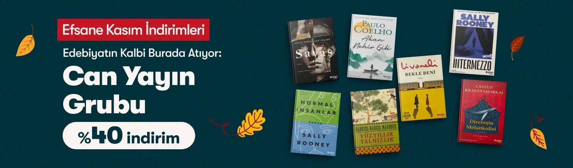 Efsane Kasım İndirimleri Can Yayın Grubu