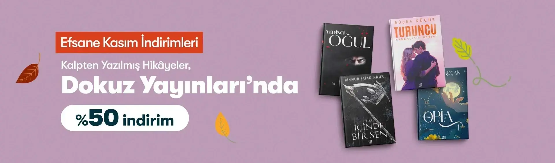 Efsane Kasım İndirimleri Dokuz Yayınları