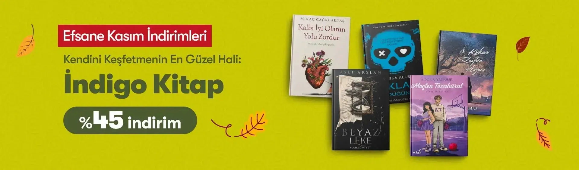 Efsane Kasım İndirimleri İndigo Kitap