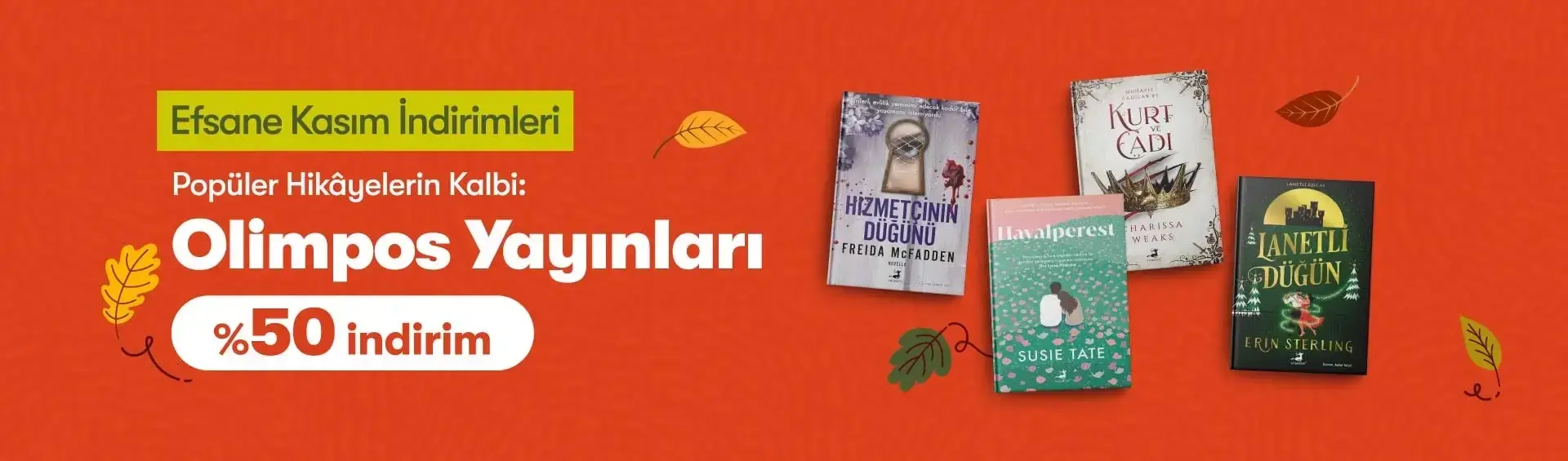 Efsane Kasım İndirimleri Olimpos Yayınları