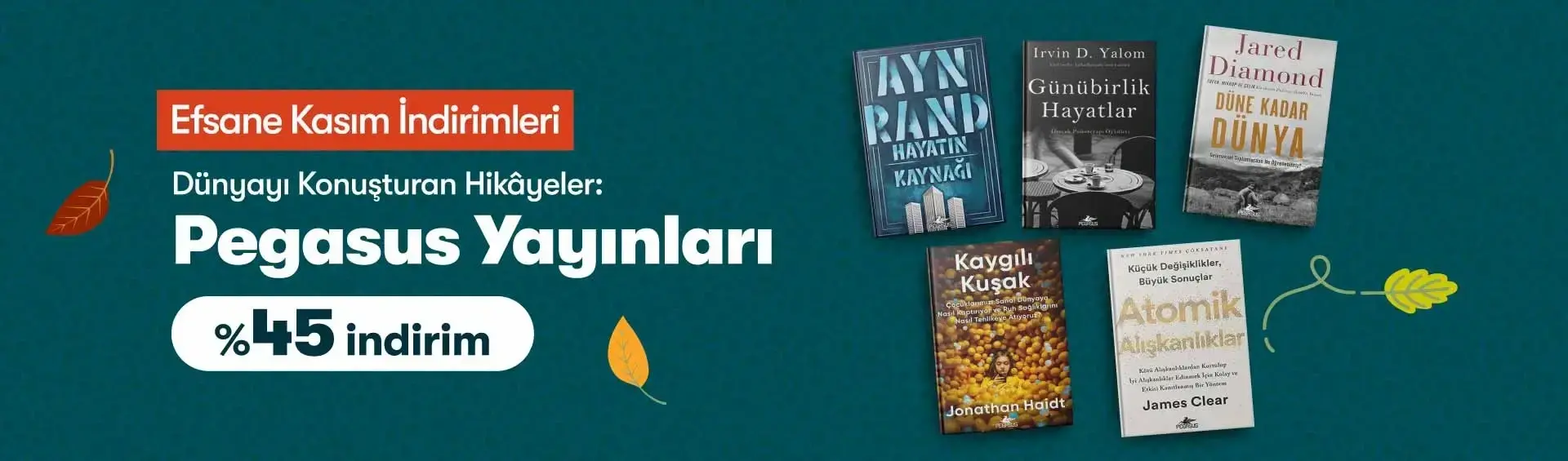Efsane Kasım İndirimleri Pegasus Yayınları