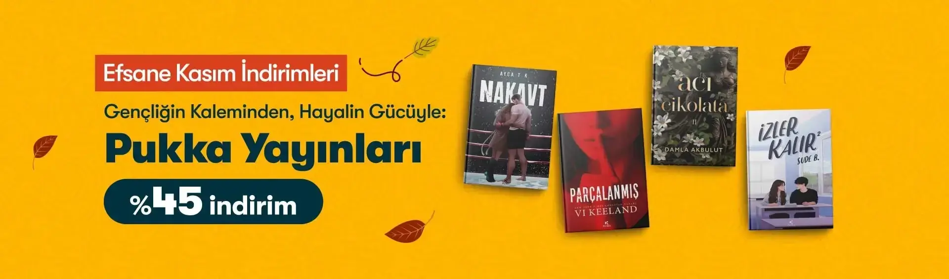 Efsane Kasım İndirimleri Pukka Yayınları