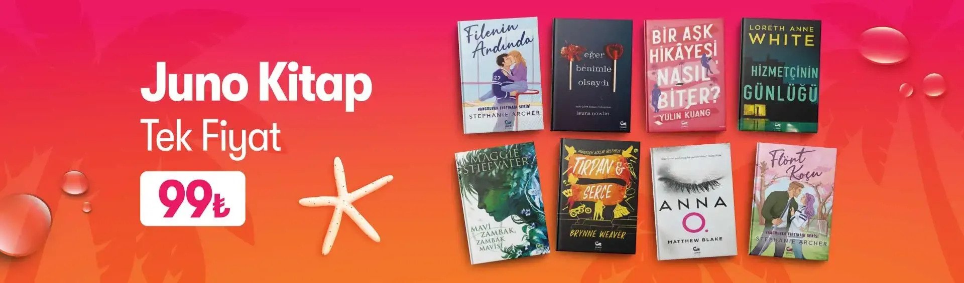 Juno Kitap Tek Fiyat Kampanyası