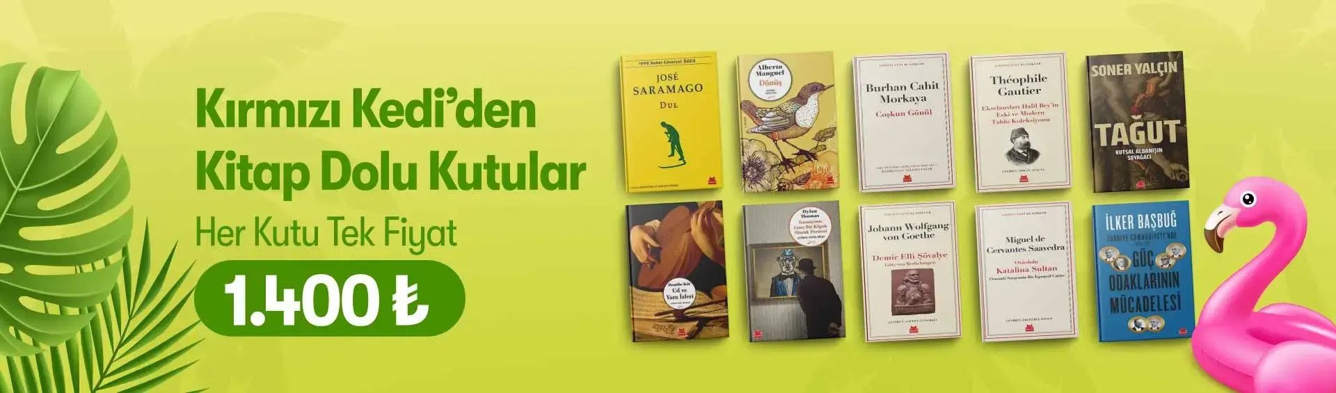 Kırmızı Kedi'den Kitap Dolu Kutular