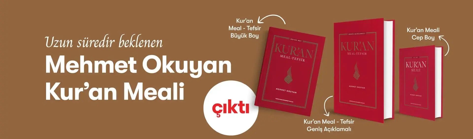 Mehmet Okuyan Kuran Meali Tanıtım Banner