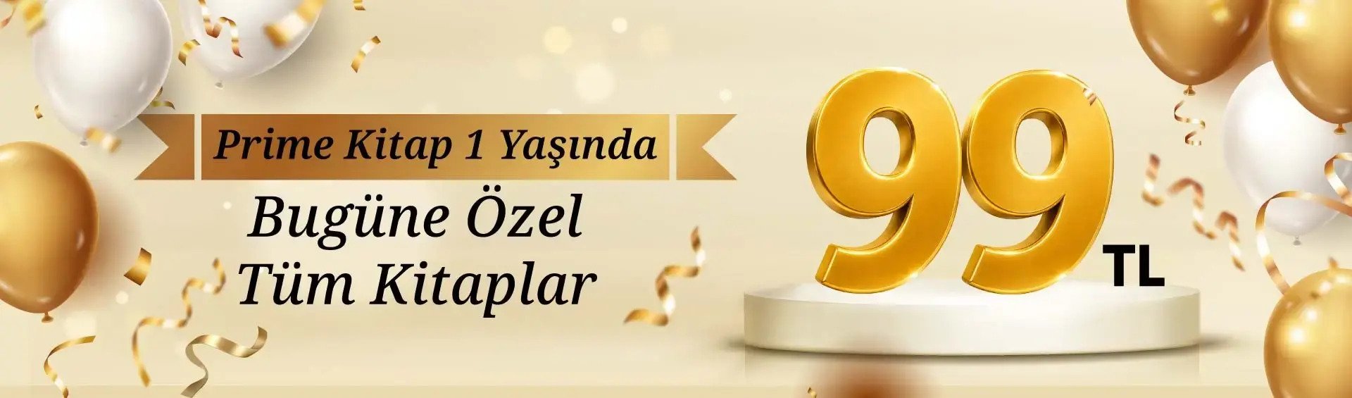 Prime Kitap Tek Fiyat 99 TL Kampanya Tanıtım