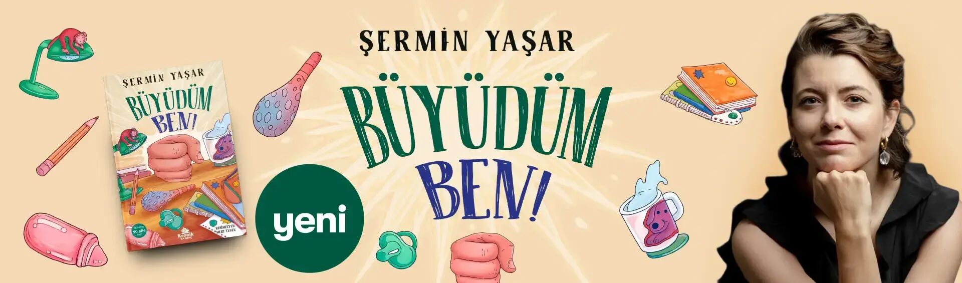 Şermin Yaşar Kronik İlk Genç Büyüdüm Ben Yeni Kitap Tanıtım