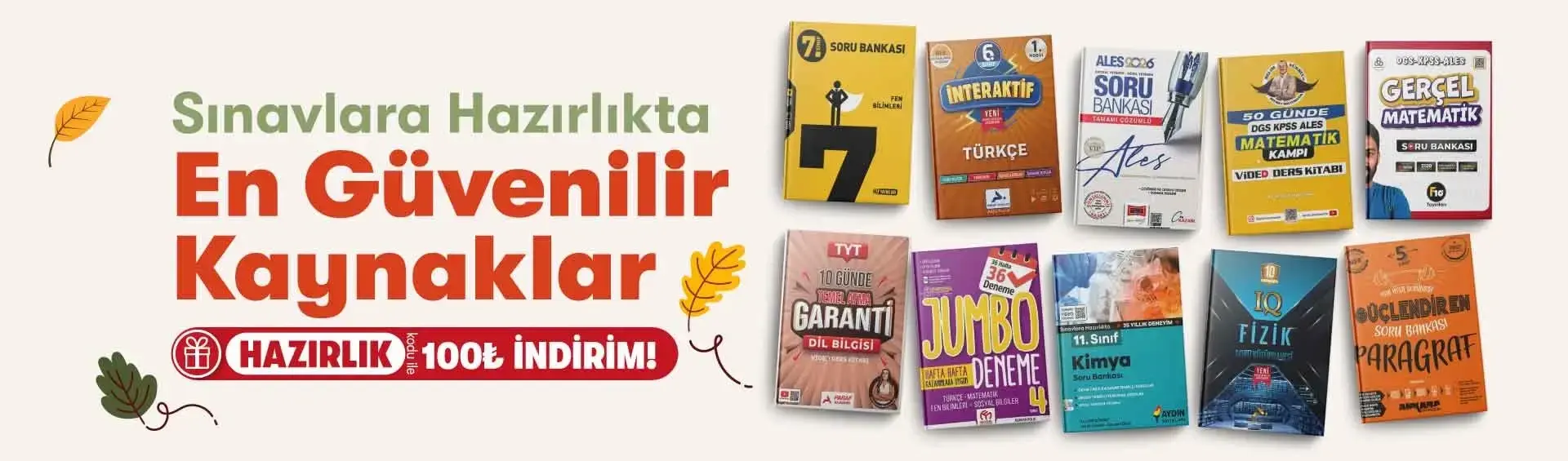 Sınavlara Hazırlık ve Yardımcı Kaynak Kitaplar