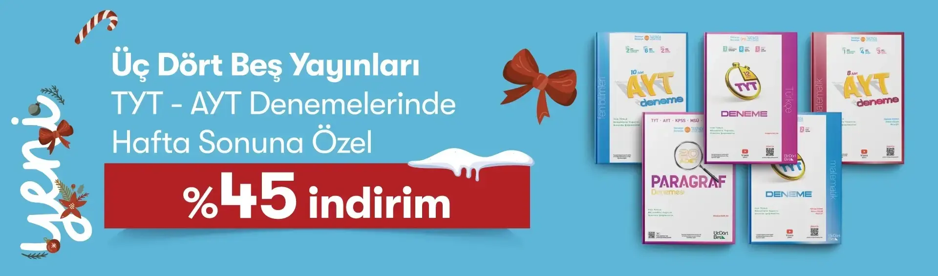 Üç Dört Beş Yayınları Deneme Kampanya Tanıtım