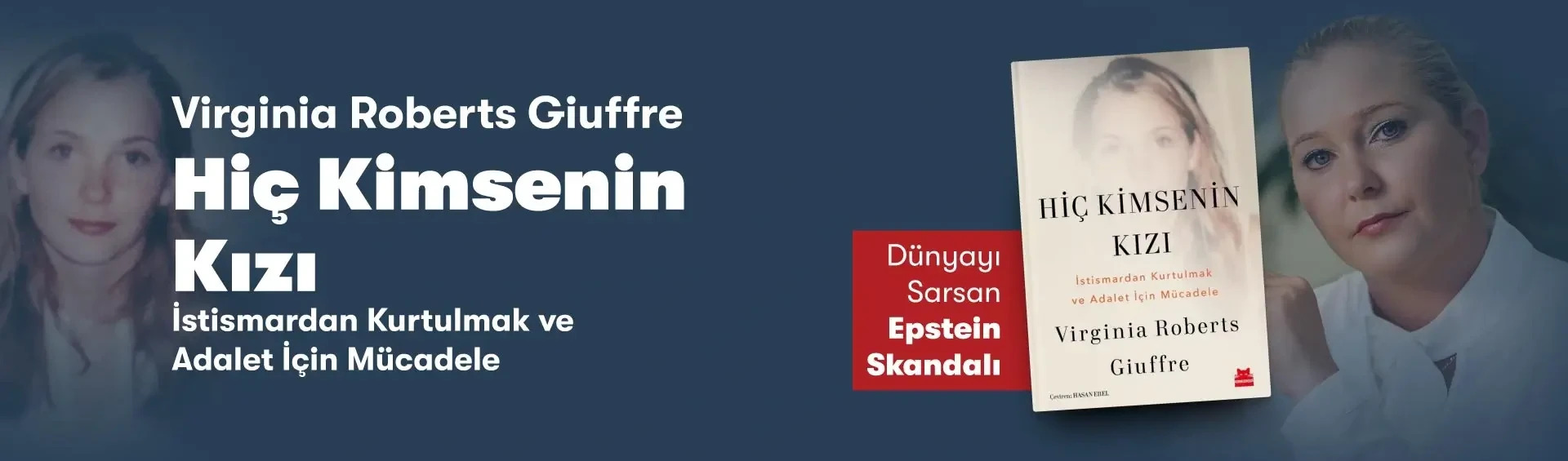 Virginia Roberts Giuffre Kırmızı Kedi Yayınevi Hiç Kimsenin Kızı Yeni Kitap Tanıtım