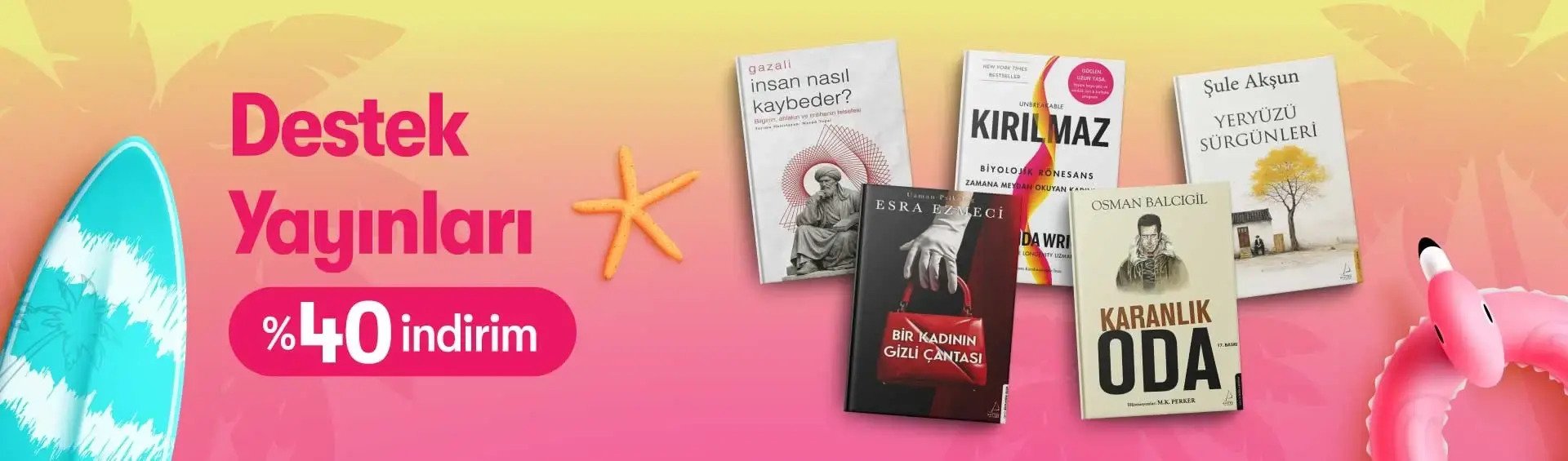 Yaz İndirimleri Destek Yayın Grubu
