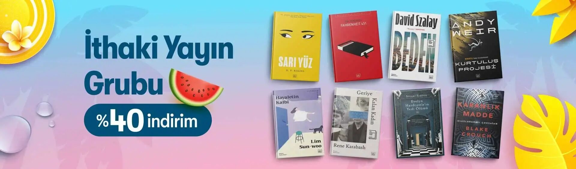 Yaz İndirimleri İthaki Yayın Grubu