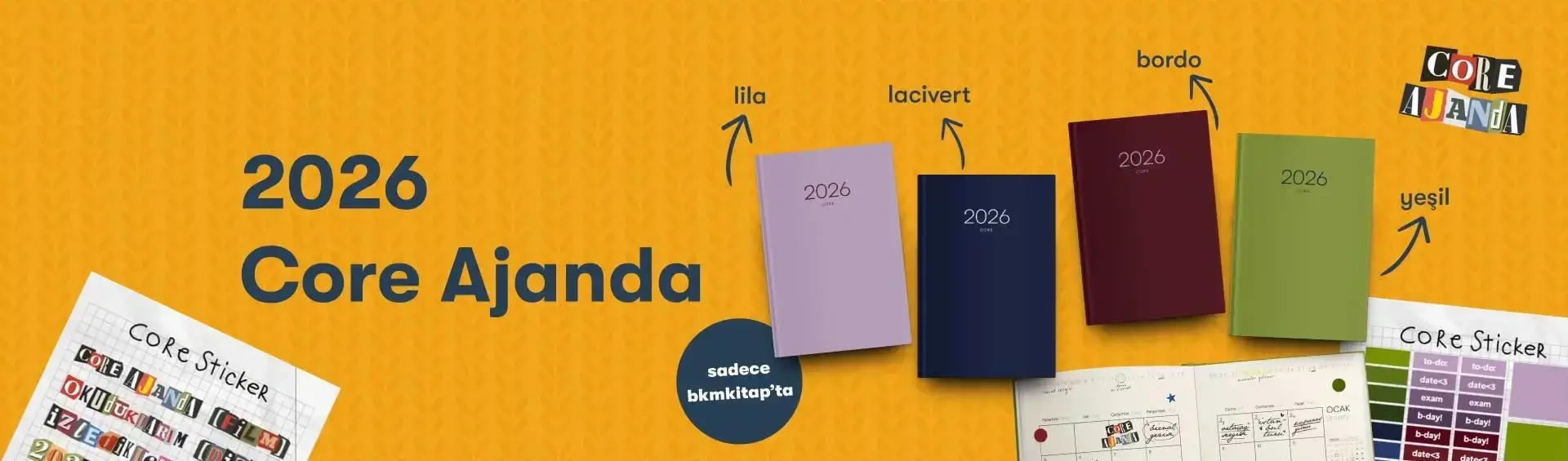 Zeynep Hazal Kaplan Martı Yayınları 2026 Core Ajanda Tanıtım