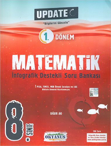8. Sınıf Update Matematik İnfografik Soru Bankası Okyanus Yayınları