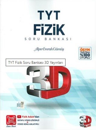 TYT Fizik Soru Bankası- 3D Yayınları