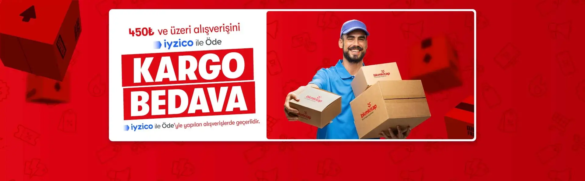 İyzico &Uuml;cretsiz Kargo Kampanyası