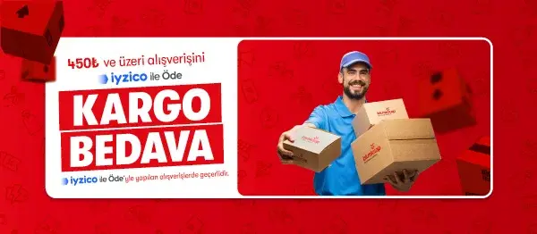 İyzico &Uuml;cretsiz Kargo Kampanyası