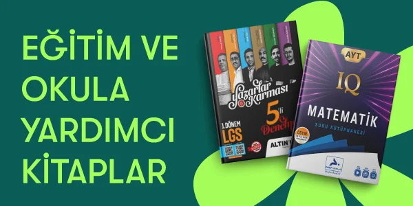 Bahar İndirimleri Kampanyası - Okula Yardımcı ve Sınavlara Hazırlık Kitapları Kampanyası