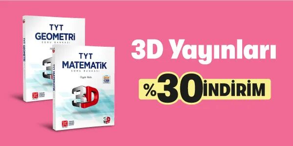 Hazırlık Kitapları Kampanyası - 3D Yayınları