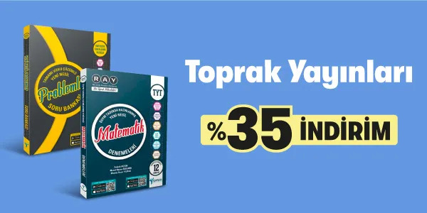 Hazırlık Kitapları Kampanyası - Toprak Yayıncılık 
