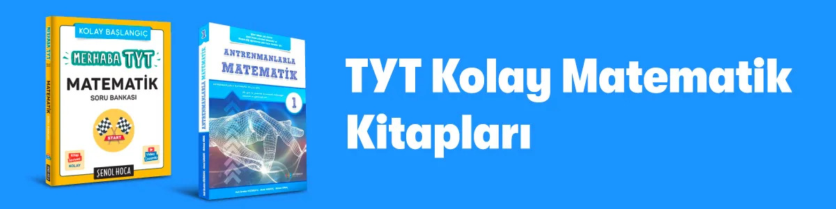Hazırlık Kitapları Kampanyası - TYT Kolay Matematik Kitapları