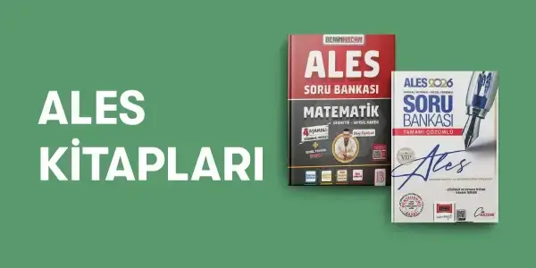 Sınavlara Hazırlık ve Yardımcı Kaynak Kitaplar - ALES Kitapları