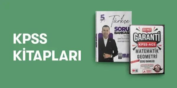 Sınavlara Hazırlık ve Yardımcı Kaynak Kitaplar - KPSS Kitapları