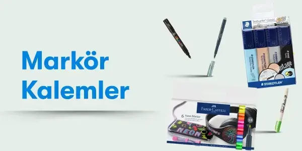 Sınavlara Hazırlık ve Yardımcı Kaynak Kitaplar - Markör Kalemler