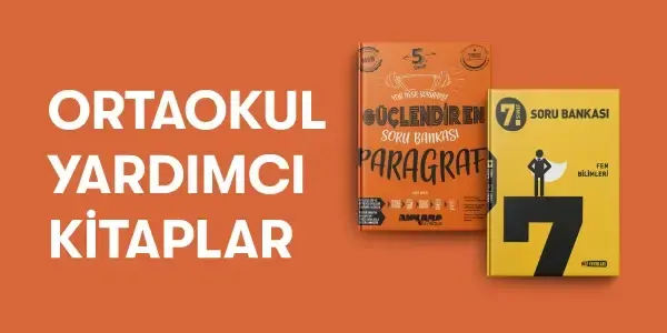 Sınavlara Hazırlık ve Yardımcı Kaynak Kitaplar - Ortaokul Yardımcı Kitaplar
