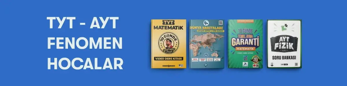 Sınavlara Hazırlık ve Yardımcı Kaynak Kitaplar - TYT-AYT Fenomen Hocalar