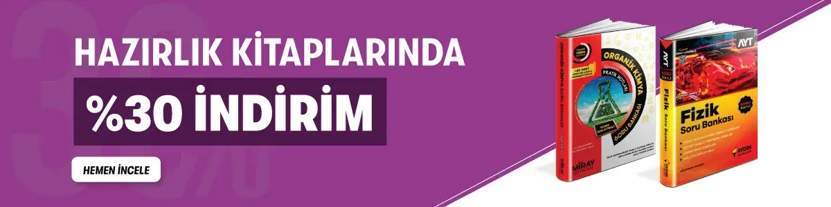 İndirimli Hazırlık Kitapları Kampanyası - %30