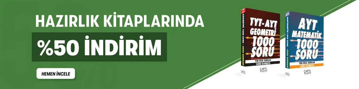İndirimli Hazırlık Kitapları Kampanyası - %50