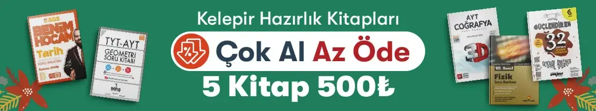 Kampanyalarımız - Kelepir Hazırlık Kitapları - Çok Al Az Öde - 5 Kitap 500 TL