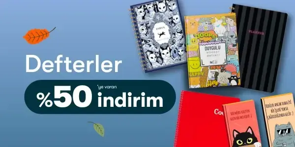 Tüm Okul İhtiyaçların Burada - Defterler