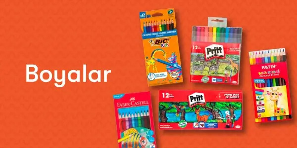 T&uuml;m Okul İhtiya&ccedil;ların Burada - Boyalar