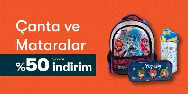 T&uuml;m Okul İhtiya&ccedil;ların Burada - &Ccedil;anta ve Mataralar