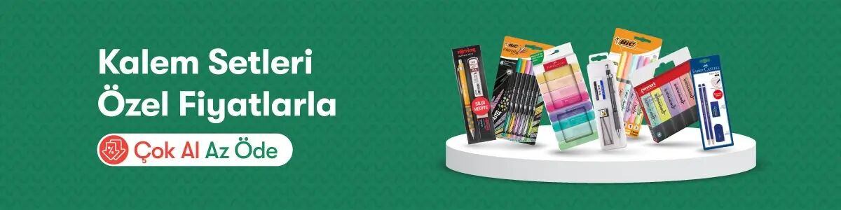 T&uuml;m Okul İhtiya&ccedil;ların Burada - Kalem Setlerinde &Ouml;zel Fiyatlar